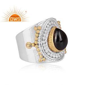 Piedra preciosa espinal negra, anillo detallado hecho a mano de Plata de Ley 925, joyería para mujer, regalo para su colección Vintage - Product Image 3