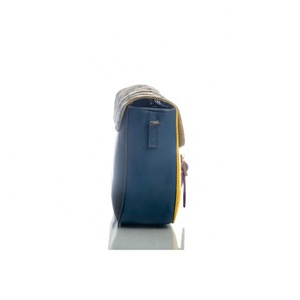 LW-Bolso de mano de piel auténtica para mujer y niña, bolsa de mano hecha a mano, multicolor, a la moda, 100% - Product Image 3