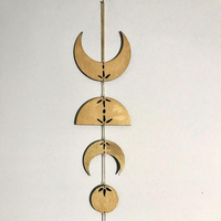 Art mural en métal fait main de haute qualité, style Art Déco, phases de lune et soleil, à prix très bas et réduit