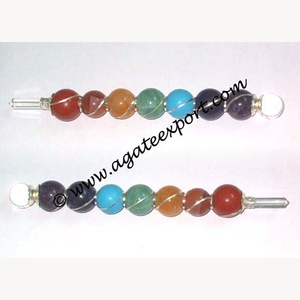 Venta al por mayor curación siete Chakra esferas varitas - Product Image 1