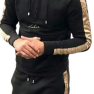 Nouvelle arrivée de survêtements de fitness personnalisés pour hommes pantalons imprimés à rayures latérales techniques de haute qualité - Product Image 3