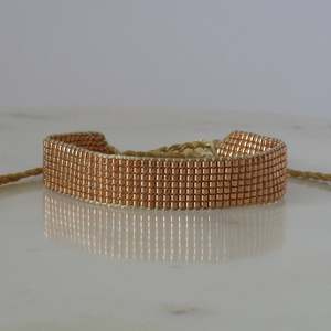 Handmade Creations Rose Gold Handmade Miyuki <b>Bead</b> <b>Bracelet</b> - Product Image 1