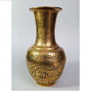 Florero de latón para mesa redonda china, florero decorativo de Metal, elegante, para decoración de boda, centro de mesa - Product Image 3