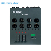 Liteputer - Paquete de 4 Canales de Atenuación de 30A con Control DMX512 para Luces de Escenario, AC100-240V, 1 Año de Garantía