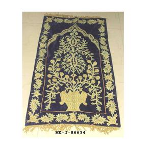 Alfombra de oración musulmana de rayón - Product Image 3