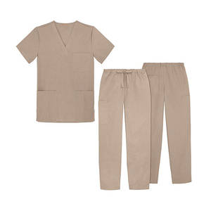 Conjunto de uniforme de salón de belleza transpirable de dos piezas, uniforme de trabajo para mujer y hombre para hospital para trabajo de salón - Product Image 3