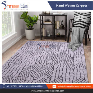 Handmade Moroccan Design <b>Wool</b> & <b>Cotton</b> Carpets Non-Slip & Washable Medium Pile-Hot Selling for Wholesale - Product Image 5