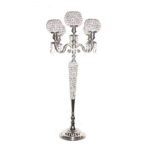 New Wedding Centerpiece Candelabra <b>Crystal</b> Wedding Bowl Handmade Table <b>Top</b> Decorative Candelabra For Decoration - Product Image 3