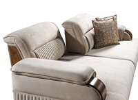 Canapé convertible moderne en bois, vente en gros directe d'usine, ensemble de meubles pour salon, hôtel, salle à manger et bureau à domicile
