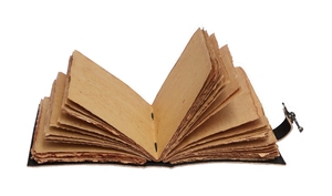 สมุดสเก็ตช์สมุดไดอารี่หนังแท้งานแฮนด์เมดภาพพิมพ์วารสารโปสเตอร์ปะติดย้อนยุคสีแดงดีไซน์120ตกแต่งขอบกระดาษสมุดสเก็ตช์ภาพ - Product Image 6