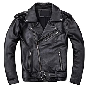 Wholesale <b>Winter</b> Stand Collar Pu <b>Leather</b> <b>Jacket</b> Custom Men's Fashionable Top <b>Leather</b> <b>Jackets</b> - Product Image 3