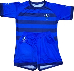 Ensemble maillot et uniforme rugby à sublimation personnalisé grande taille chemise vêtements de sport pour hommes maquette gratuite - Product Image 2