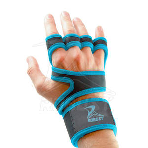 Guantes de Entrenamiento Unisex de Cuero y Neopreno de Alta Calidad ROBUST INDUSTRIES 2024, Servicio OEM, Logotipo Personalizable, Equipo de Fitness - Product Image 2