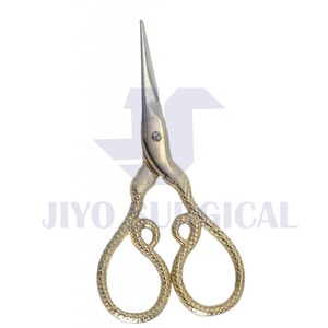 A+Quality Stainless Steel Vintage <b>Scissors</b> <b>Sewing</b> Fabric Cutter Embroidery Tailor Thread by Jiyo Surgical - Product Image 1