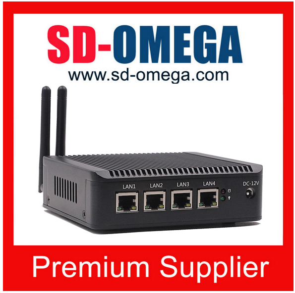 OEM безвентиляторный компьютер x86 процессор J1900 4 ядра 3G/4 г Wi Fi Встроенный промышленный Мини ПК компьютер
