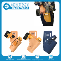 CRUIZE CE-1263A Porte-outils robuste en cuir pleine fleur, accessoire premium pour outils à main, fabriqué en Inde 26903