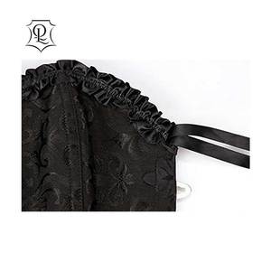 2023 moda mujer camiseta sin mangas Sexy encaje transparente Bodycon blusa corsé vestido transpirable Lycra Nylon arco remache venta al por mayor adultos - Product Image 6