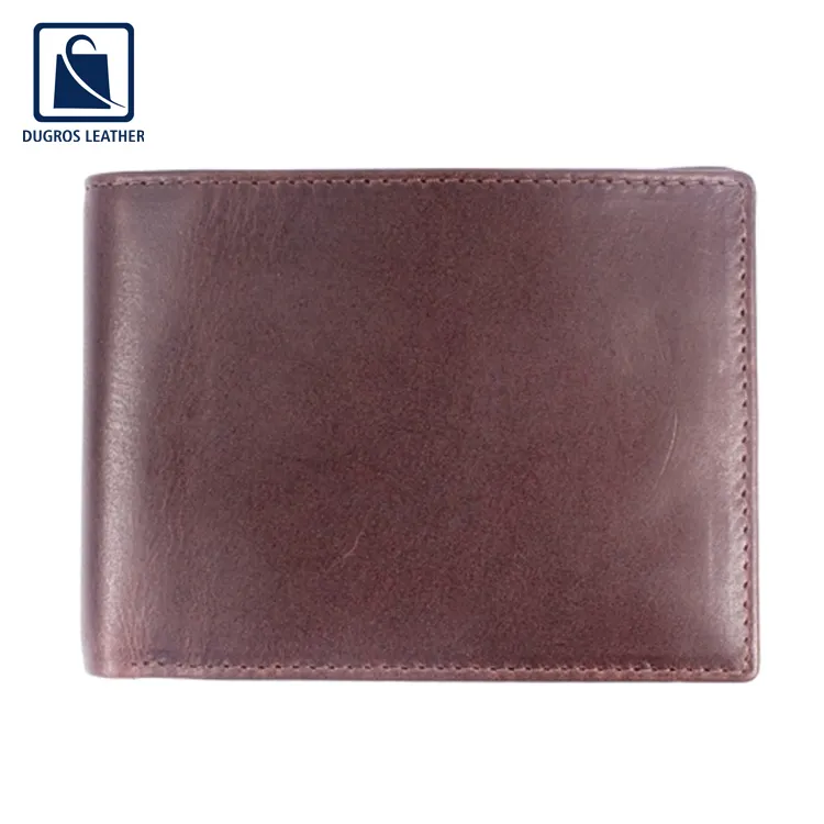 Smart Slim RFID Custom Genuine Leather Men Wallet at Attractive Price