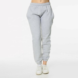 Pantalon de survêtement fuselé pour femme en molleton athlétique polyester/coton, à 2 bandes, avec cordon de serrage et poches, pour l'entraînement et les loisirs - Product Image 4