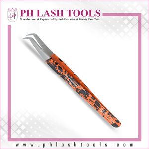 Pince à Extension de cils à pointe étroite, pince à Extension colorée pour cils, pince à épiler avec étiquette privée - Product Image 3