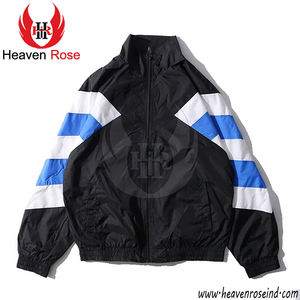 Chaqueta Cortavientos Colorblock al por Mayor, Ligera, Resistente al Agua, con Capucha, Ropa Deportiva para Exteriores para Hombre y Mujer - Product Image 4