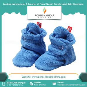 Organic Booties 100% Organic Cotton Infant Custom Design <b>Baby</b> Booties Supplier - Product Image 5