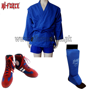 Veste et short de Sambo en coton 100% avec logo personnalisé en gros - Product Image 5