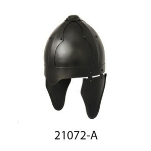 หมวกเกราะเหล็กพร้อมแผ่นเงิน,หมวกเกราะยุคกลางสำหรับตกแต่งทำด้วยมือ - Product Image 5