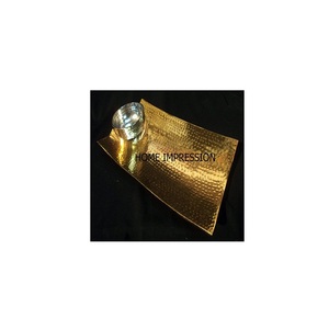 Fantaisie Puce Et Trempette En Métal Designer Bol De Luxe Argent Et Argent Poli En Acier Inoxydable Ustensiles De Cuisine Bols De Service Alimentaire Fournitures - Product Image 5