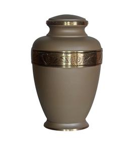 Urne en métal antique en gros à motifs dorés et noirs pour les cendres Urne de crémation pour adultes Style américain/européen - Product Image 6