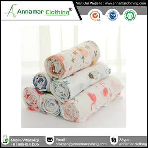 New Born Baby Cotton Muslin Swaddle <b>Wrap</b> Bamboo Muslin Swaddle Blanket Gots Certified Custom Swaddle <b>Wrap</b> for Unisex Baby - Product Image 2