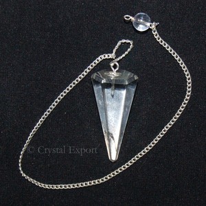 Pendules en quartz cristallin facetté de bonne qualité : Pendules en quartz cristallin facetté à vendre - Product Image 1