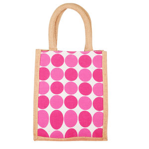 Meilleures ventes Sac à main en jute de taille personnalisée Sacs cadeaux de mariage fourre-tout écologiques avec logo imprimé en sérigraphie - Product Image 1