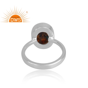 Nouvelle bague en argent sterling fin 2026 avec pierre précieuse turquoise naturelle Mojave Copper Bumblebee pour femme - Fabricant de bijoux - Product Image 4