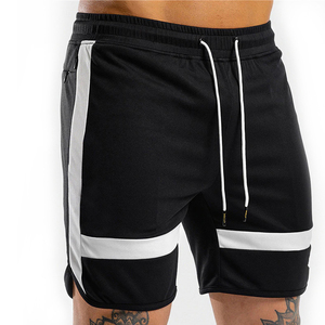 Haute Qualité Gym Short Été Logo Personnalisé Blanc Plaine Séchage Rapide 100% Polyester Hommes Court - Product Image 1