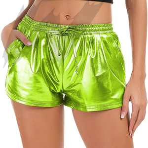 Pantalones cortos suaves de PVC para mujer, de alta calidad, a la moda - Product Image 1