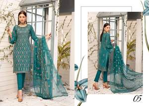 Trajes elegantes Salwar Kameez de verano y fiesta de algodón para mujer para adultos - Product Image 3