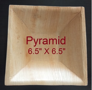 Qualité supérieure jetable écologique Areca feuille de palmier gaine bols assiettes gravées Style classique motif personnalisé plats pour - Product Image 3