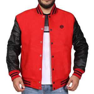 เสื้อแจ็กเก็ตเบสบอลสำหรับผู้ชาย,แขนเปล่าแบบสั่งตัดโลโก้ได้ตามต้องการ - Product Image 5