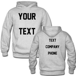 เสื้อฮู้ดแขนยาวผ้าคอตตอน100% เสื้อฮู้ดปักลาย500 GSM กำหนดโลโก้ได้เอง - Product Image 2