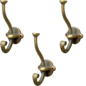 Rustic Design Brass Antique Plated Finishing <b>Wall</b> <b>Hook</b> <b>Wall</b> Home Decoration Hidden Screw Hole Coat Hat Bag Clothes Hanger - Product Image 1