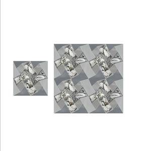 Azulejos de cerámica de suelo pulido de porcelana rústica oscura antigua áspera 400x400mm - Product Image 2