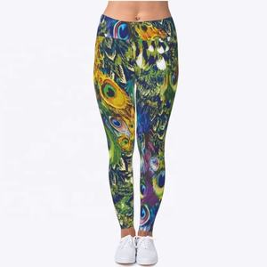 กางเกงเลกกิ้ง/กางเกงโยคะสำหรับผู้หญิง ออกกำลังกาย วิ่ง ฟิตเนส ทรงยาว มีกระเป๋าข้าง เอวสูง ป้องกันแบคทีเรีย แห้งเร็ว ผลิตจากโพลีเอสเตอร์/สแปนเด็กซ์ - Product Image 5