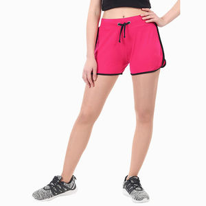 Pantalones cortos de Yoga para mujer, de algodón y poliéster, Color rosa, de alta calidad, para gimnasio y Fitness, 2022 - Product Image 1
