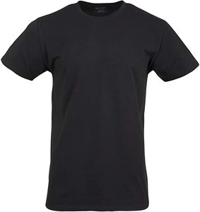 Camiseta informal para hombre, ropa de calle de alta calidad, venta al por mayor, a la moda, bordada, 100% de algodón, Camiseta larga - Product Image 4