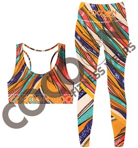 Ropa Deportiva OEM Personalizada, Conjunto de 2 Piezas para Gimnasio, Bra y Pantalones Cortos con Efecto Push-Up, Ropa de Yoga sin Costuras para Mujer 2026 - Product Image 1