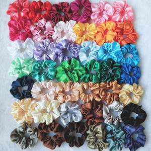 Elastic <strong>Hair</strong> Bands Scrunchy <strong>Hair</strong> Ties Ropes Satin <strong>Hair</strong> <strong>Scrunchies</strong> - Product Image 2