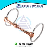 Meilleure Qualité GOLDEN Étrille à Bucles Personnalisée Modèle GSIB-100506 Vente en Gros Usine Étrilles pour Chevaux Instruments Vétérinaires Fabriqués