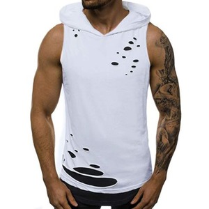 Custom Wholesale Fitness Sports Workout Gym Clothing Tank Top Bodybuilding Stringer Vest Custom Cotton Gym Mens Running Singlet - Product Image 5