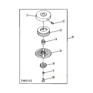 Pièce de vis pour tracteur 21M7285, fixation en acier robuste pour la réparation, l'entretien et l'équipement des machines agricoles - Product Image 6